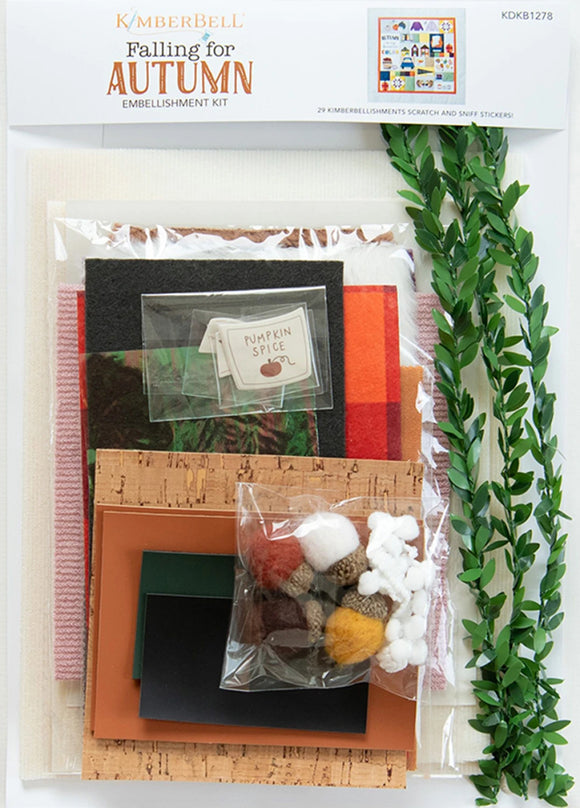 Notions - Kimberbell Falling For Autumn Embellishment Kit - KDKB1278