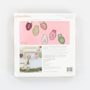 Fabric Kimberbell Embroidery Felt Pack - Christmas KDKB1300