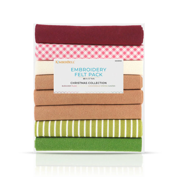 Fabric Kimberbell Embroidery Felt Pack - Christmas KDKB1300