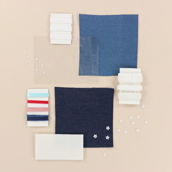 Notions - Kimberbell Star-Spangled Beauty Ladder Quilt Embellishment Kit - KDKB1307