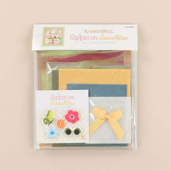 Notions Kimberbell Sippin' on Sunshine Quilt Embellishment Kit KDKB131 ...