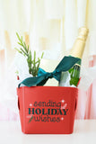 Notions - Kimberbell Folding Storage Tote Blank Red - KDKB272