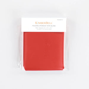 Notions - Kimberbell Folding Storage Tote Blank Red - KDKB272