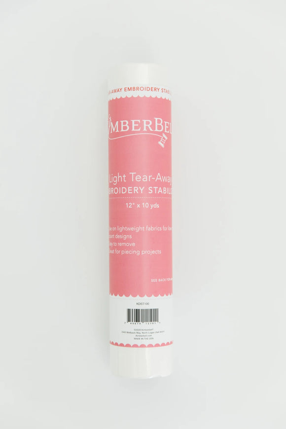 Notions - Stabilizer Kimberbell Light Tear-away 12in x 10yd - KDST100