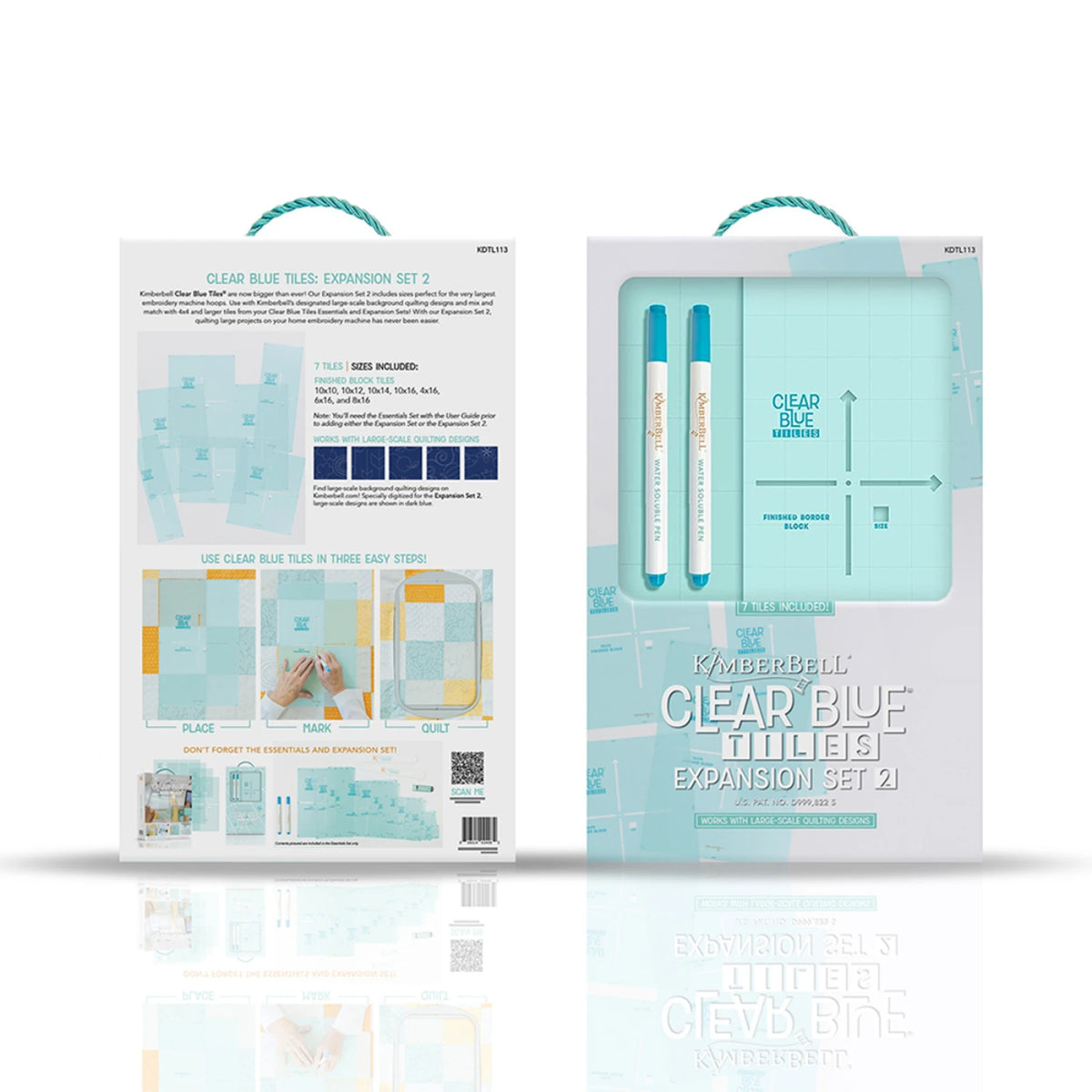 Notions - Kimberbell Clear Blue Tiles Expansion Set 2 - KDTL113 – The ...
