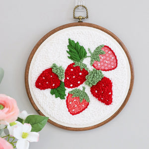 Kit - Kimberbell So Berry Happy Punch Needle Embroidery Kit - KPNK1021