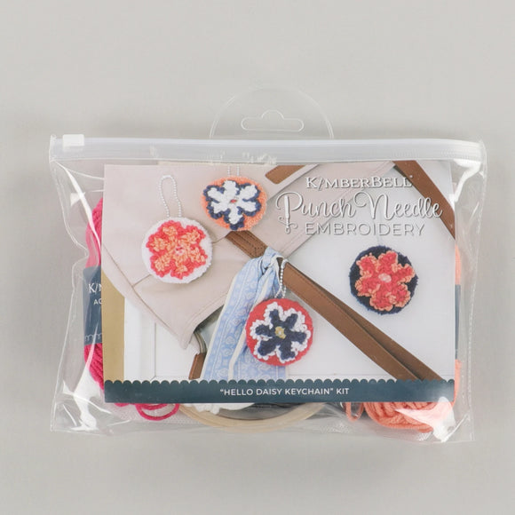 Kit - Kimberbell Hello Daisy Keychain Punch Needle Kit -  KPNK1023
