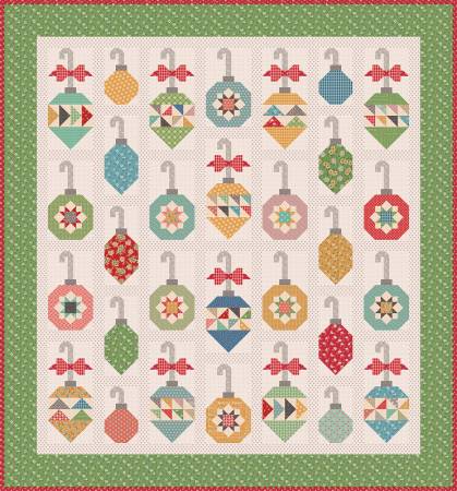 Kit - Riley Blake Holiday Decorating the Tree Quilt Kit by Lori Holt - KT-14901