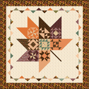 Kit Riley Blake Awe of Autumn Pressed Leaves Quilt KT-16190