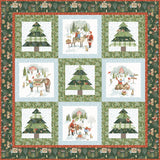 Kit - Riley Blake Santa's Tree Farm Panel Quilt - KT-16450