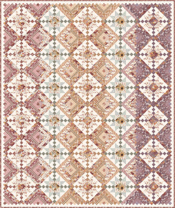 Kit - Riley Blake Evening on the Prairie - Laura's Log Cabin Quilt Kit  KT-16740