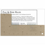 Notions Five & Dime Ruler