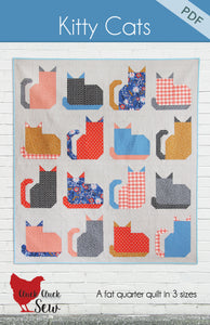 Pattern Cluck Cluck Sew - Kitty Cats CCS212 DIGITAL DOWNLOAD