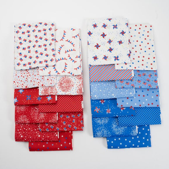 Moda Fat Quarter Bundle - Holiday Americana - 20760AB