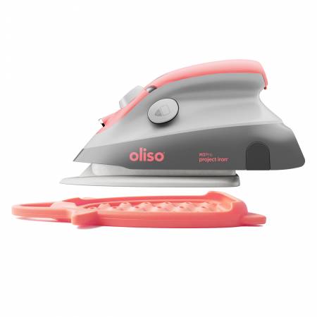 Notions Oliso Mini Iron Coral with Trivet