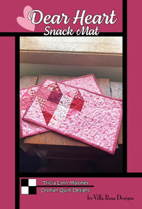 Pattern Villa Rosa - Dear Heart Snack Mat VRDOQ115 - DIGITAL DOWNLOAD