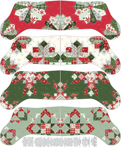 Fabric - Riley Blake Mistletoe & Holly Stockings Panel  P16411R-PANEL
