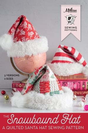 Pattern - Snowbound Quilted Santa Hat - PDC4917