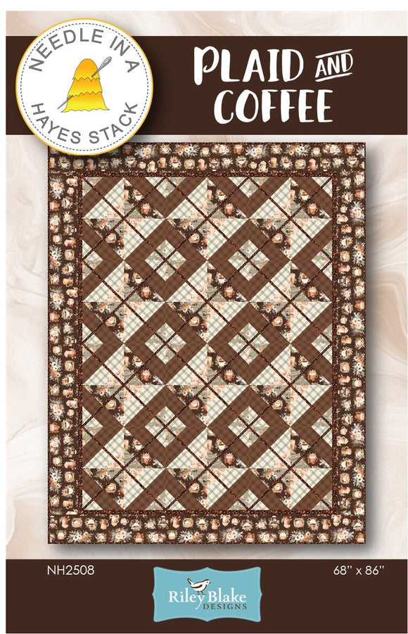 Pattern Needle in a Hayes Stack - Plaid & Coffee NH2508 DIGITAL DOWNLOAD