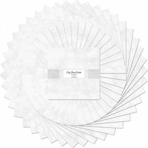 Fabric Wilmington Dry Brush White 10in Squares, 42pcs -  Q512-86-512