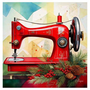 Gifts - Notecard Vintage Berries Machine QBF-532256