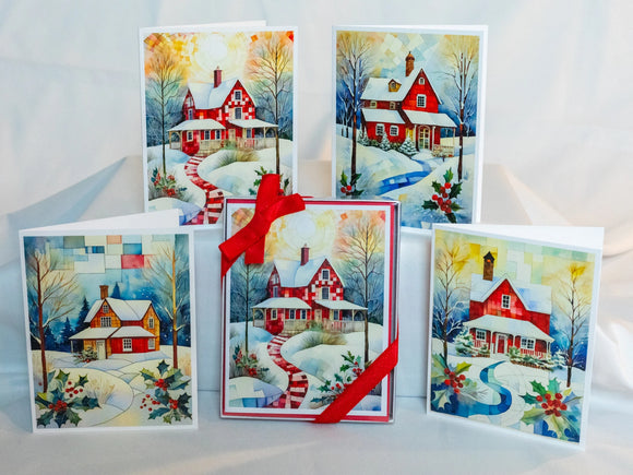 Gift - Home for the Holidays - Christmas Cards Boxed Set A2