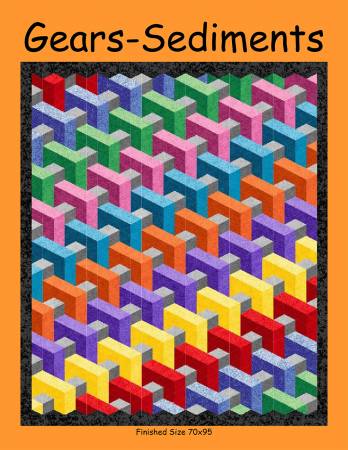 Pattern - Sediments Gears Quilt QC-852