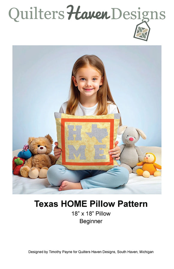 Pattern - Texas HOME Pillow - QHD-4186