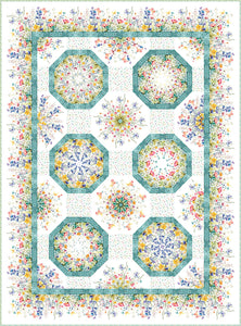 Kit In The Beginning Butterfly Fantasy Kaleidoscope Quilt
