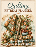 Quilting Retreat Planner - 19 Page PDF Workbook - Digital Download