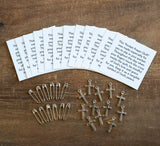 Notions - Pocket Prayer Quilt Pack - Silver - SF63880