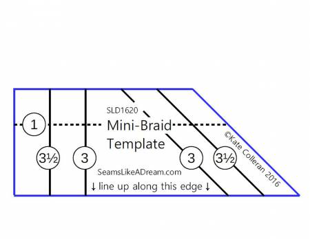 Notions Mini Braid Template by Kate Colleran