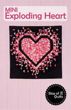 Pattern - Mini Exploding Heart Quilt Pattern - SPQ339
