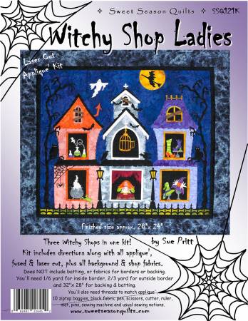 Kit - Witchy Shop Ladies - Laser Cut Applique - SSQ121K