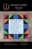 Kit - Sewing Room Rules Quilt Pattern & Mini Panel - SWQ123