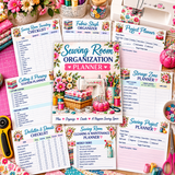 Sewing Room Organization Planner - 11 Page PDF Workbook - Digital Download