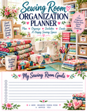 Sewing Room Organization Planner - 11 Page PDF Workbook - Digital Download