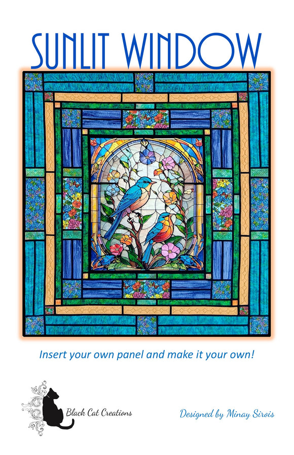 Pattern Black Cat Creations - Sunlit Window - DIGITAL DOWNLOAD BCC314