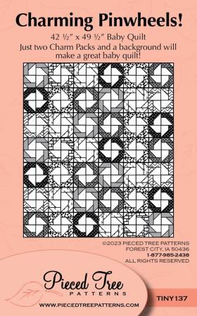 Pattern - Pieced Tree - Charming Pinwheels! - TINY137