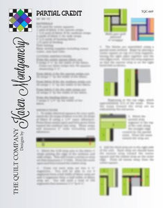 Pattern Karen Montgomery - Partial Credit TQC669