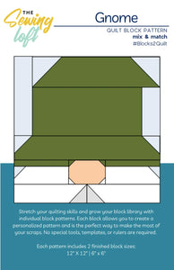 Pattern - The Sewing Loft Gnome Quilt Block - TSL2474