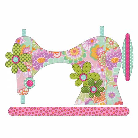 Kit Vintage Stitches Pink Applique