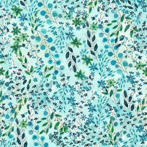 Fabric - Hoffman - Step Into Spring - Aquarius - V5307H-536