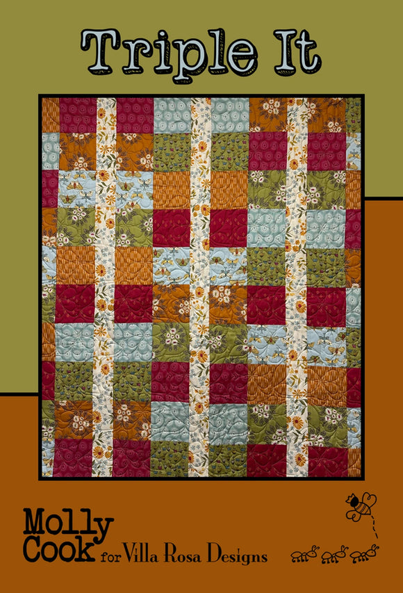 Pattern Villa Rosa Triple It Quilt VRDMC140 - DIGITAL DOWNLOAD