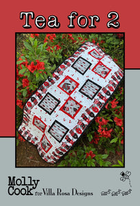 Pattern Villa Rosa Tea for 2 Runner VRDMC142 - DIGITAL DOWNLOAD