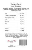 Pattern - Snapshot Panel Quilt - WQT077