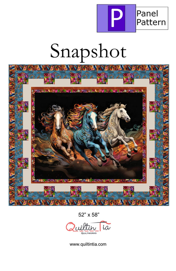 Pattern - Snapshot Panel Quilt - WQT077