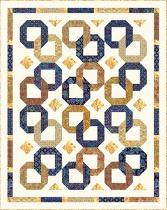 Pattern Pine Tree Country Quilts - Zanzibar Rings PT1714 DIGITAL DOWNLOAD