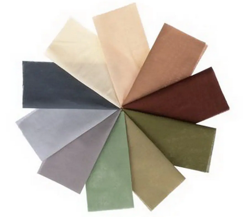 Fabric Brewer Basic Solid Colors Neutral 5in Squares, 20 pcs