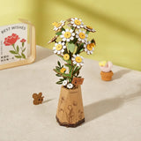 Gifts - 3D Wooden Flower Puzzle: Chamomile